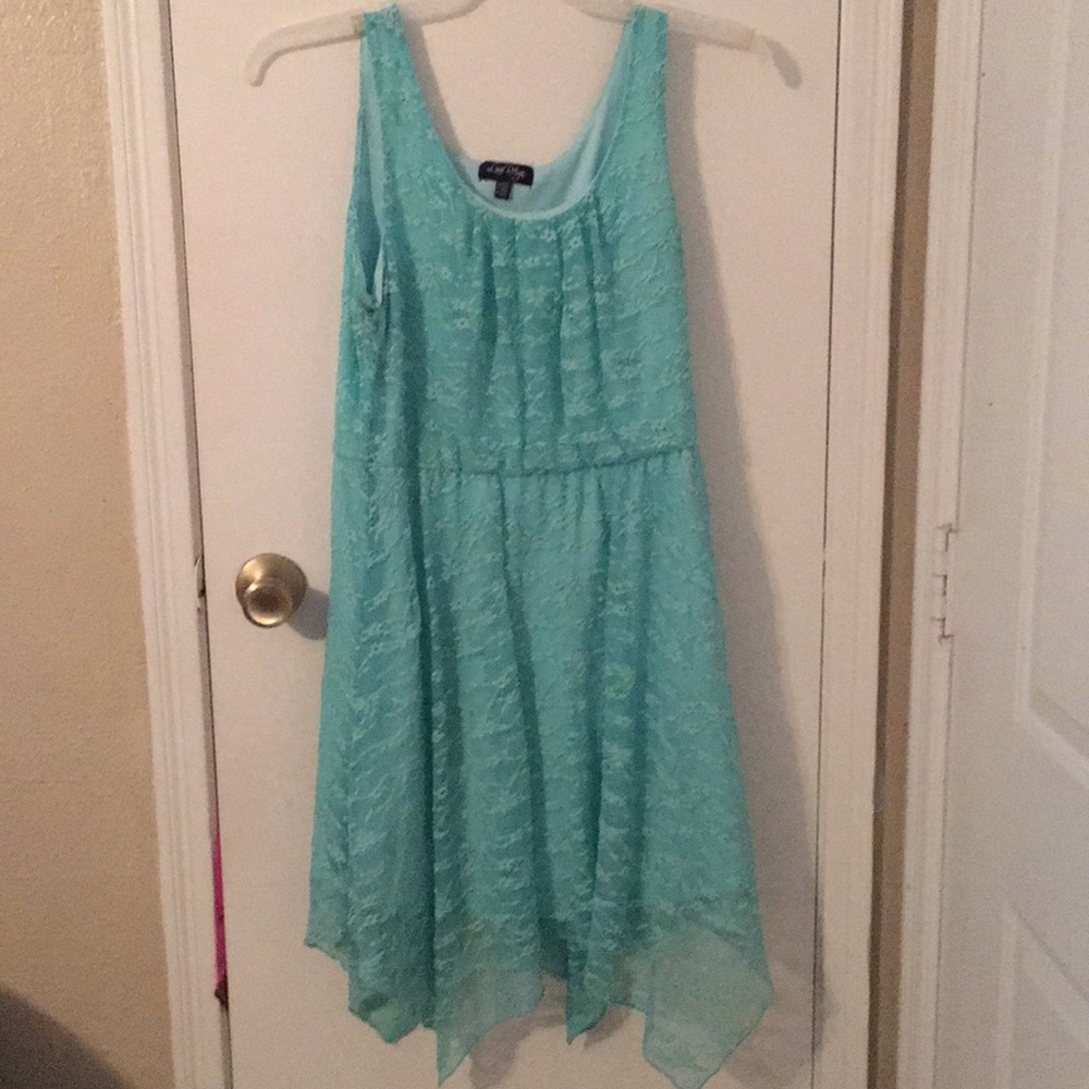 Teal almost country styled dress
